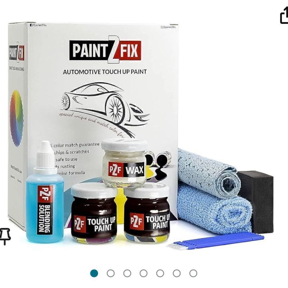 PAINT2FIX Touch Up Paint for Volvo -Black Sapphire Scratch and Chip Repair Kit.
